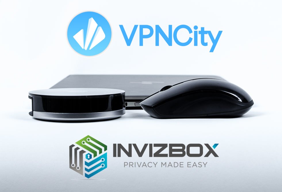 InvizBox 2 router for VPN City